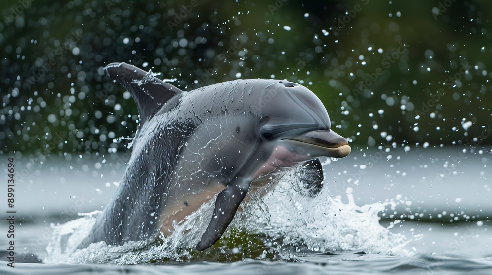 Obraz premium dolphin in water 