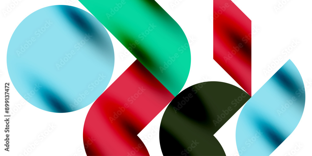 Shadow effect shiny circles and round triangles geometric modern art. Vector Illustration For Wallpaper, Banner, Background, Card, Book Illustration, landing page Shadow effect shiny circles and round triangles geometric modern art. Vector Illustration For Wallpaper, Banner, Background, Card, Book Illustration, landing page