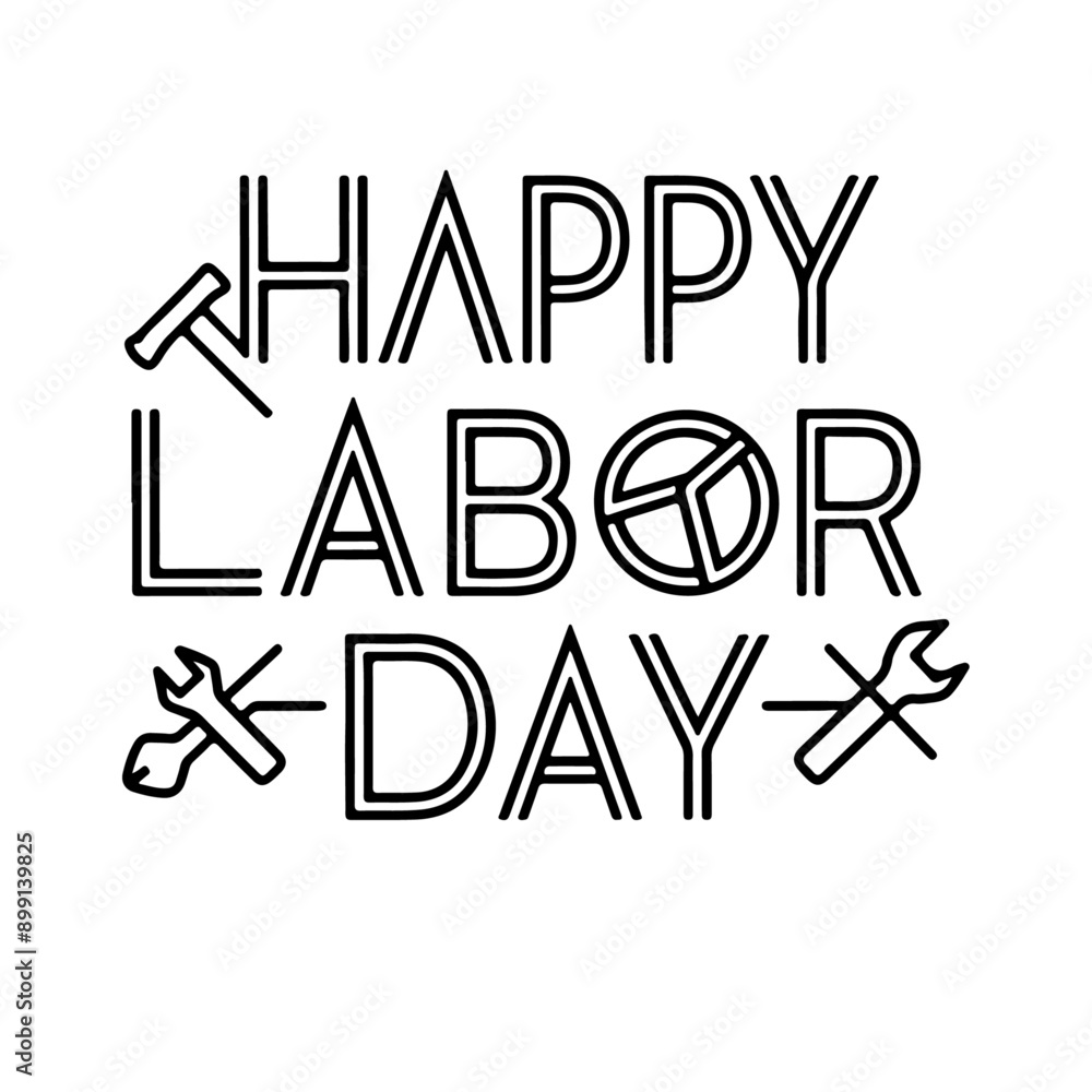 Happy Labor Day T-Shirt Design Vector Happy Labor Day T-Shirt Design Vector