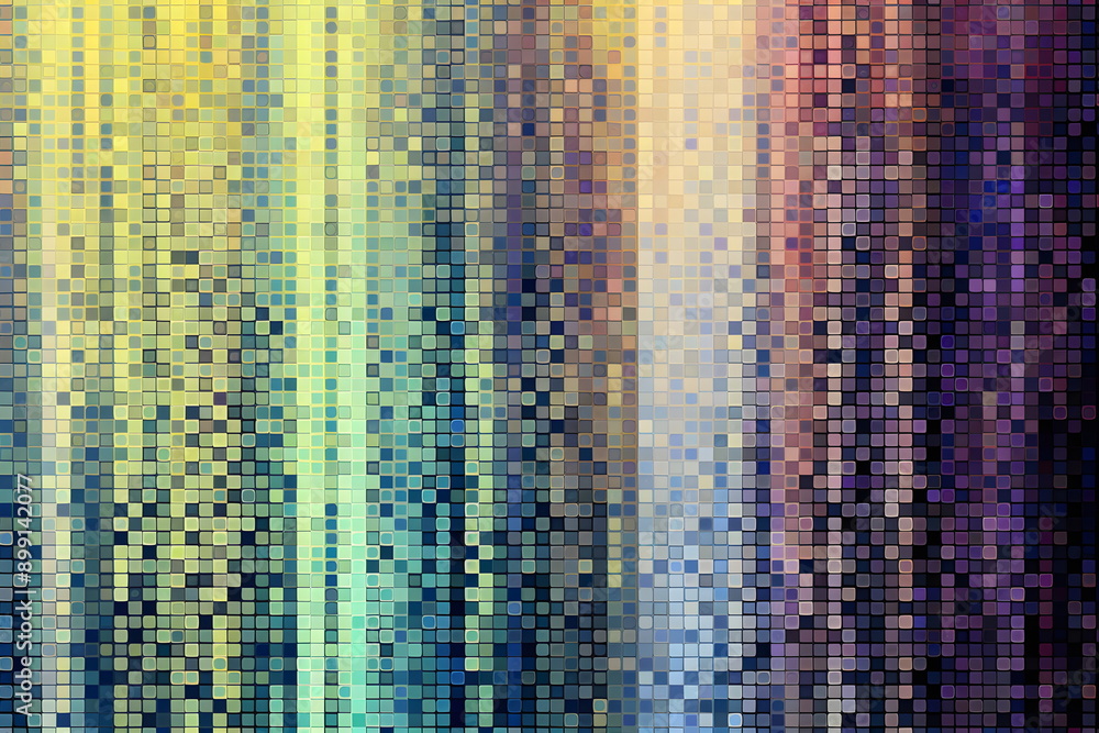 Abstraktes Pixelmuster – Bunte, geometrische Kunst - Ai-Ki generiert Abstraktes Pixelmuster – Bunte, geometrische Kunst - Ai-Ki generiert