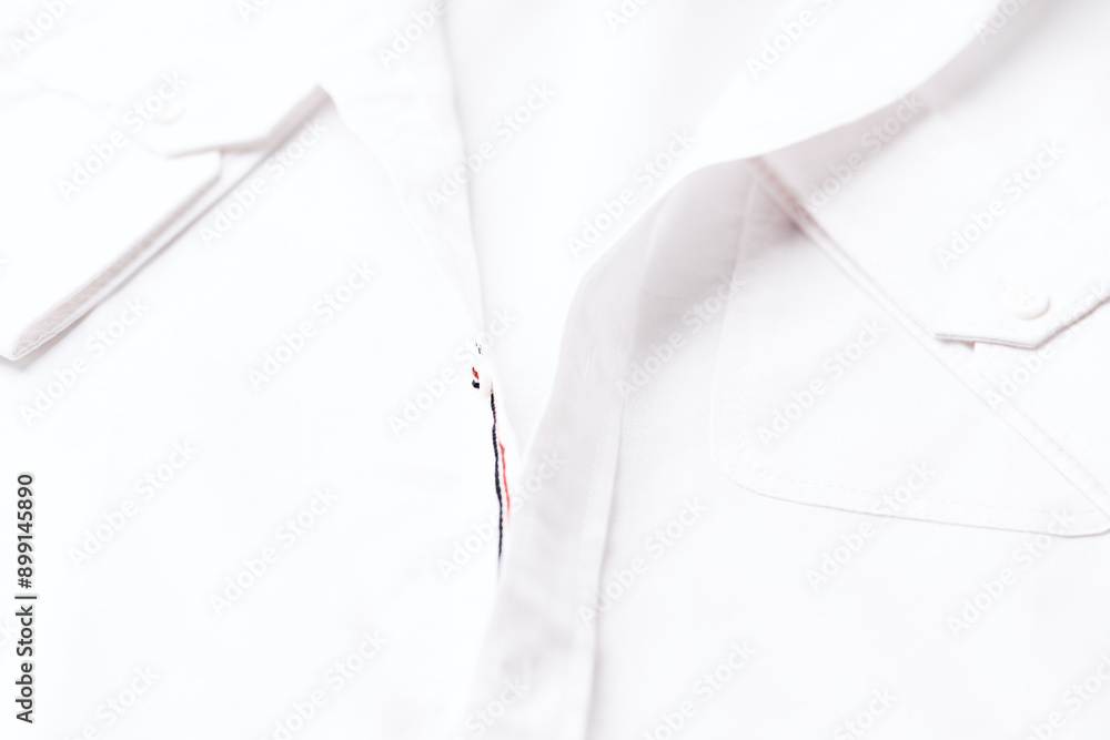 Close up of white Men's shirt. Close up of white Men's shirt.