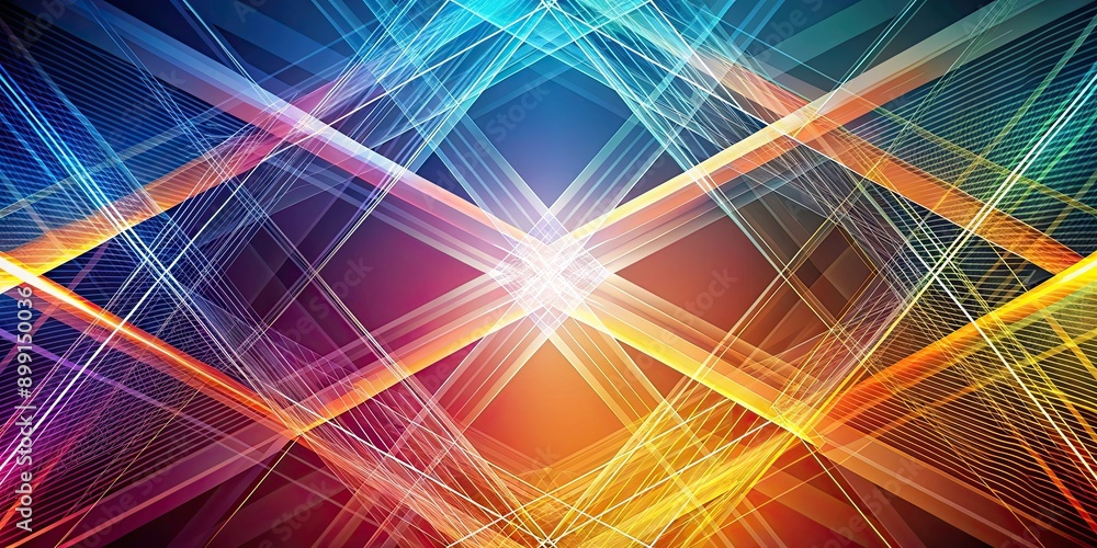 Obraz premium Abstract background with intersecting lines, abstract, background, lines, pattern, geometric, design, texture