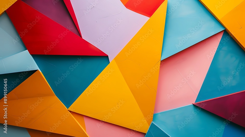 Colorful Backdrop with Geometric Shapes Colorful Backdrop with Geometric Shapes