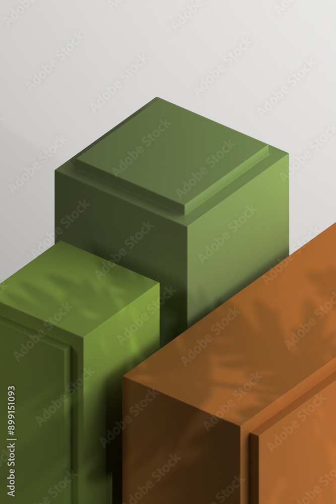 3D Render of Minimalist Podium for Product Showcase 3D Render of Minimalist Podium for Product Showcase
