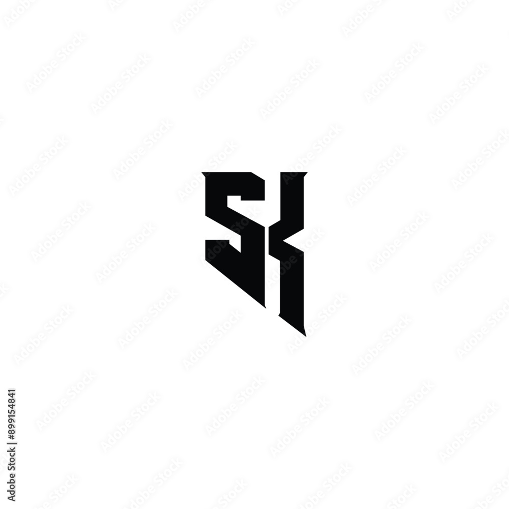 Alphabet letter icon logo SK. Letters SK Line Monogram Logo, suitable for business with SK or KS initials Alphabet letter icon logo SK. Letters SK Line Monogram Logo, suitable for business with SK or KS initials