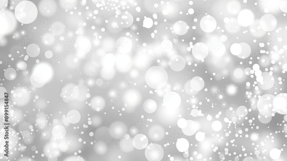 White bokeh background with soft sparkles creating a clean and bright atmosphere White bokeh background with soft sparkles creating a clean and bright atmosphere