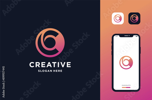 c logo design inspiration business brand