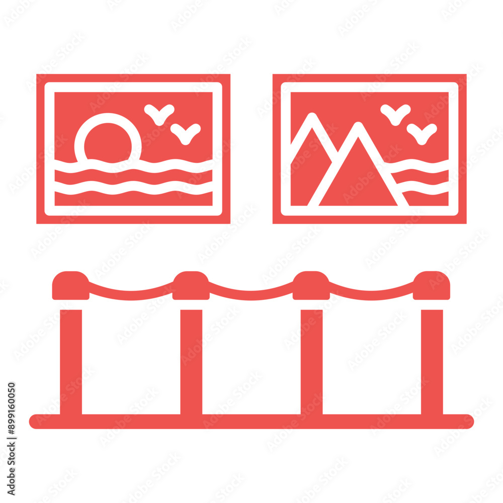 Fototapeta premium Gallery Icon