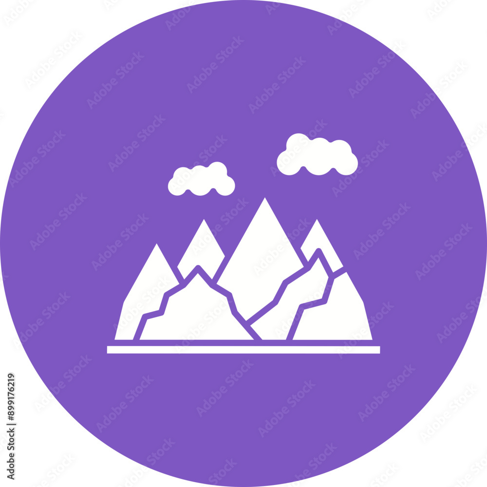 Mountains Icon Mountains Icon