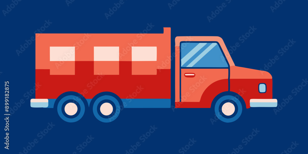 Truck Icon Vector Illustration: Flat Design Style for Graphics
Truck Icon Vector Illustration: Flat Design Style for Graphics