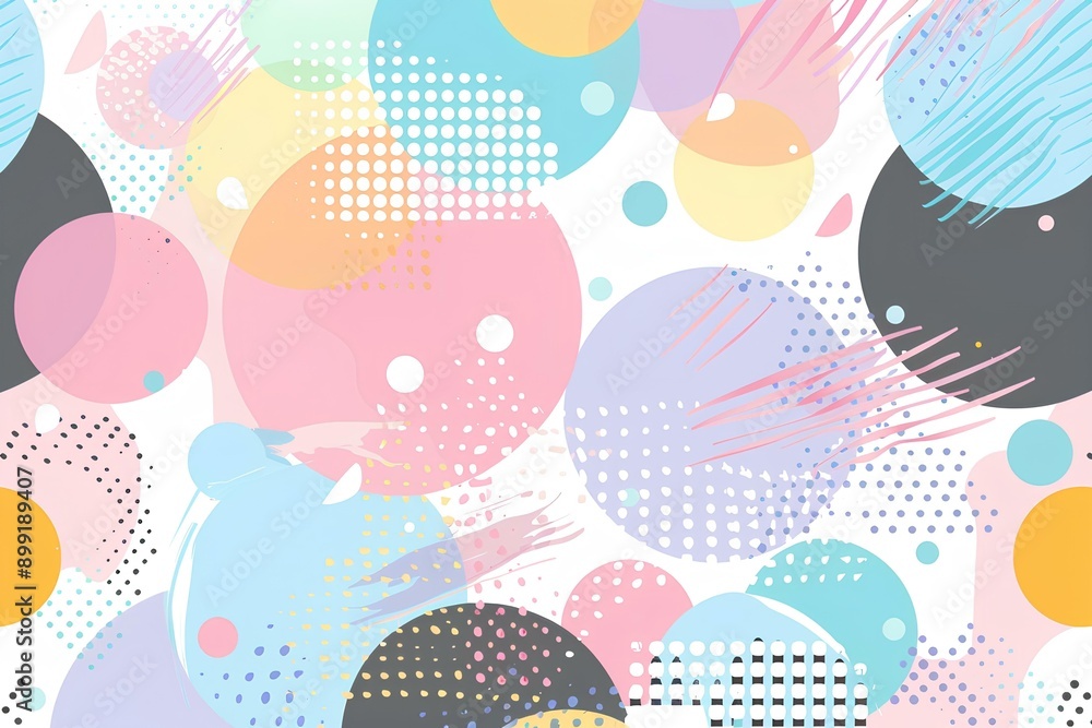 A flat vector background with pastel circle line dot colors and simple shapes, perfect for creating an elegant presentation or powerpoint template. A flat vector background with pastel circle line dot colors and simple shapes, perfect for creating an elegant presentation or powerpoint template.