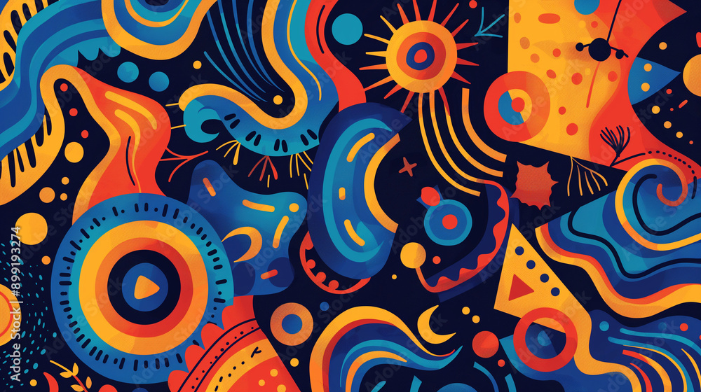 Fototapeta premium seamless pattern