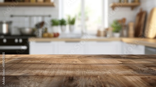 Wooden Countertop in a Modern Kitchen