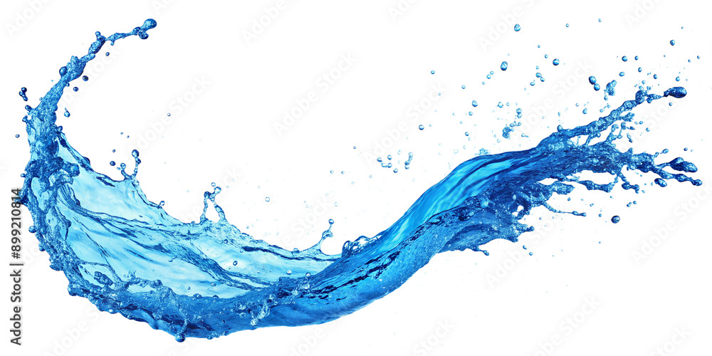 Bluewater swirls splash on a white background, an abstract liquid wave flowing in motion on a transparent background. Bluewater swirls splash on a white background, an abstract liquid wave flowing in motion on a transparent background.