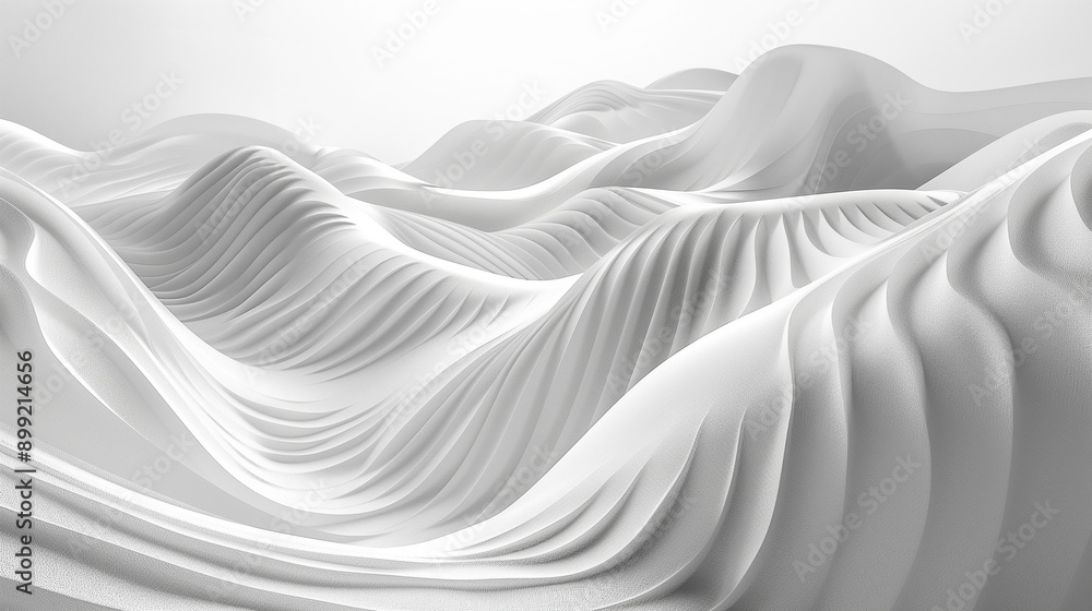 Obraz premium モノクロームの抽象的な線画