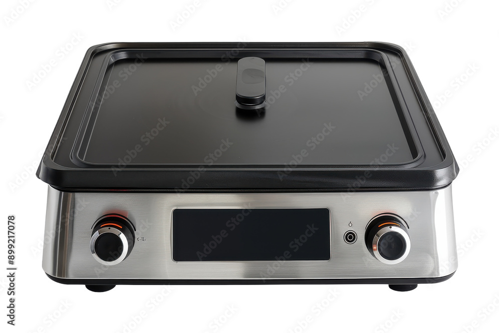 A Sleek, Modern Electric Griddle Ready for a Delicious Meal A Sleek, Modern Electric Griddle Ready for a Delicious Meal