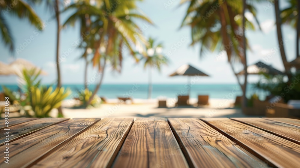 Tropical Beach Paradise: Palm Trees, Ocean, and Sand Tropical Beach Paradise: Palm Trees, Ocean, and Sand