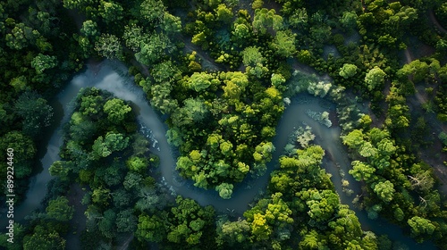 Aerial Nature Panorama