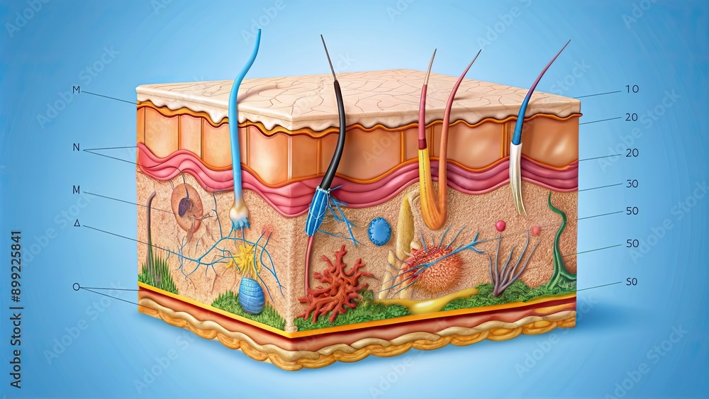 Detailed description A detailed diagram showing the layers and ... Biology Diagrams