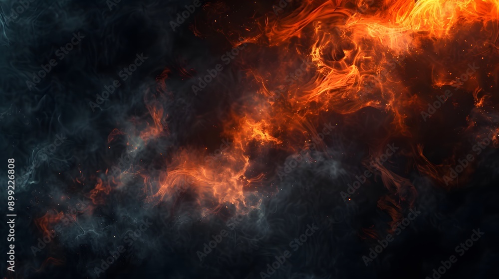 abstract black fire texture on a dark noctilucent background abstract black fire texture on a dark noctilucent background