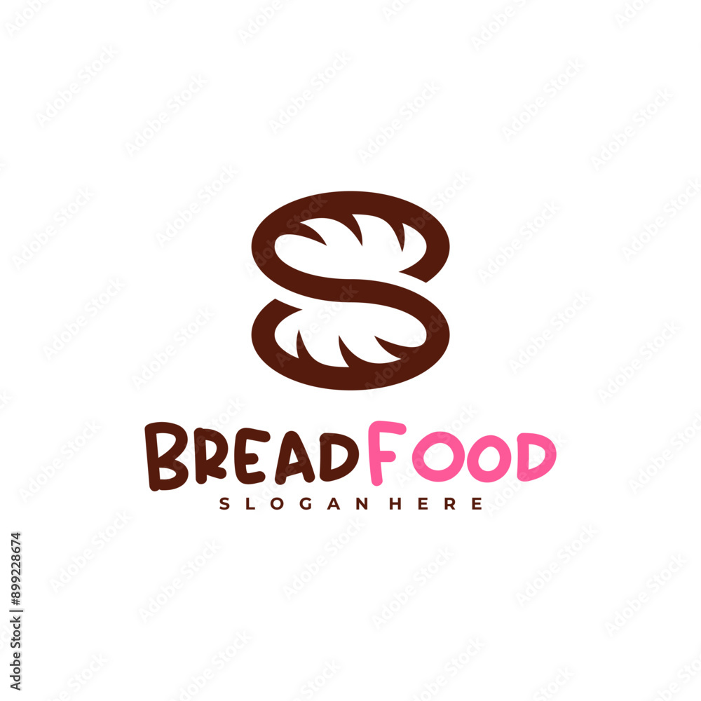Bread with S logo vector template, Creative Bread logo design concepts