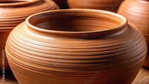 High-resolution close-up of textured clay fine earthenware surface, pottery, ceramics, handcrafted, crafting, artisan