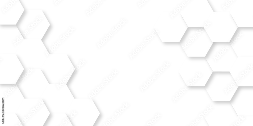 Abstract hexagonal futuristic geometric backdrop White background and embossed hexagon , honeycomb white hexagon concept design abstract technology background vector background, or wallpaper.
Abstract hexagonal futuristic geometric backdrop White background and embossed hexagon , honeycomb white hexagon concept design abstract technology background vector background, or wallpaper.