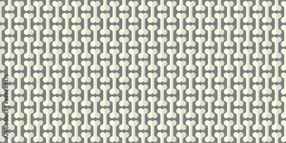A pattern of bones is shown in a gray and white color scheme A pattern of bones is shown in a gray and white color scheme