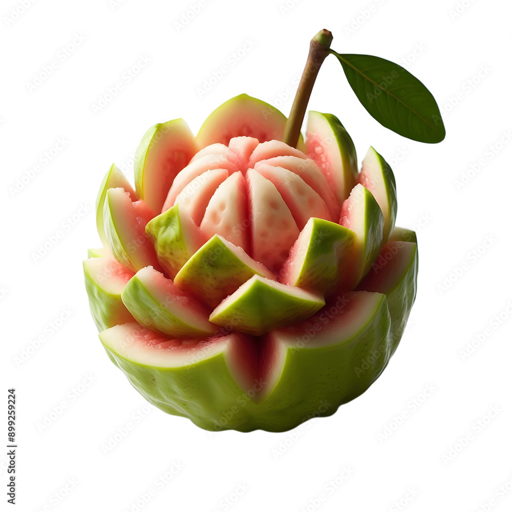 Fresh Guava Fruit Vibrant Tropical Delight in High-Quality Stock Image Fresh Guava Fruit Vibrant Tropical Delight in High-Quality Stock Image