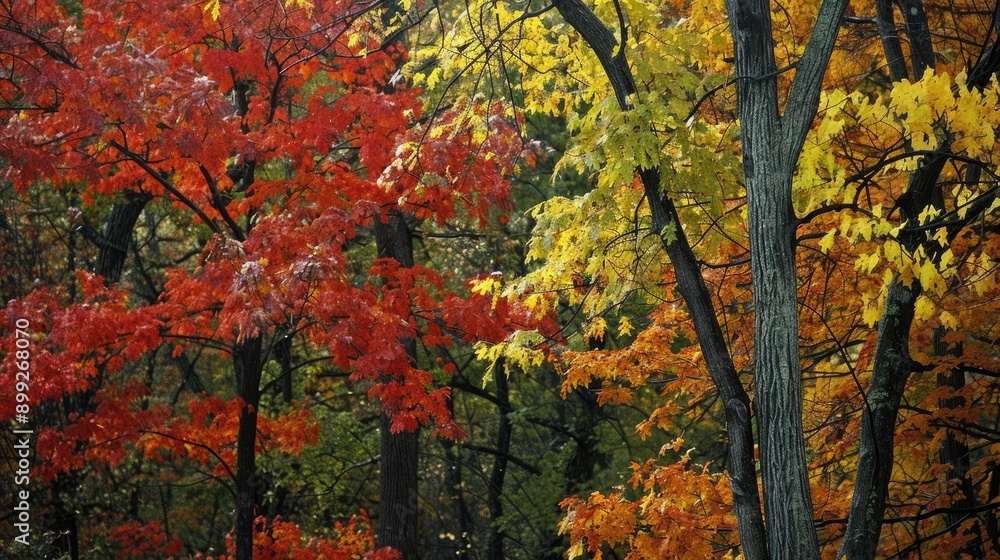 nature enthusiasts discussing the ecological importance of autumn foliage, from the role of deciduous trees in nutrient cycling to their impact on local wildlife habitats.
