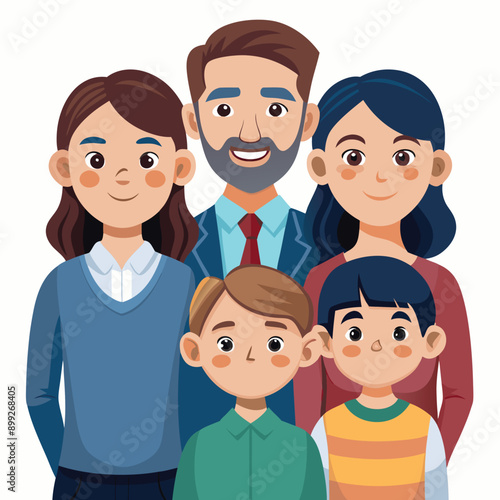 Colorful Family vector design for various uses