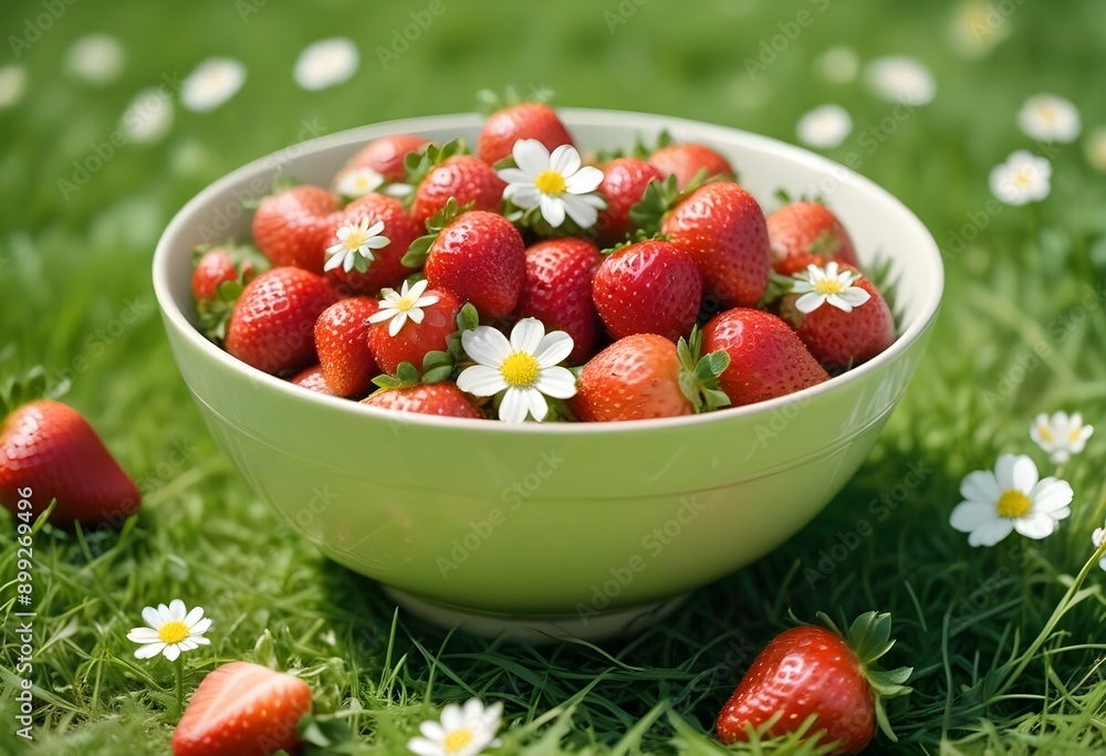 Freshly picked strawberries from the garden in a bowl. Close-up photo of the fruit. Freshly picked strawberries from the garden in a bowl. Close-up photo of the fruit.