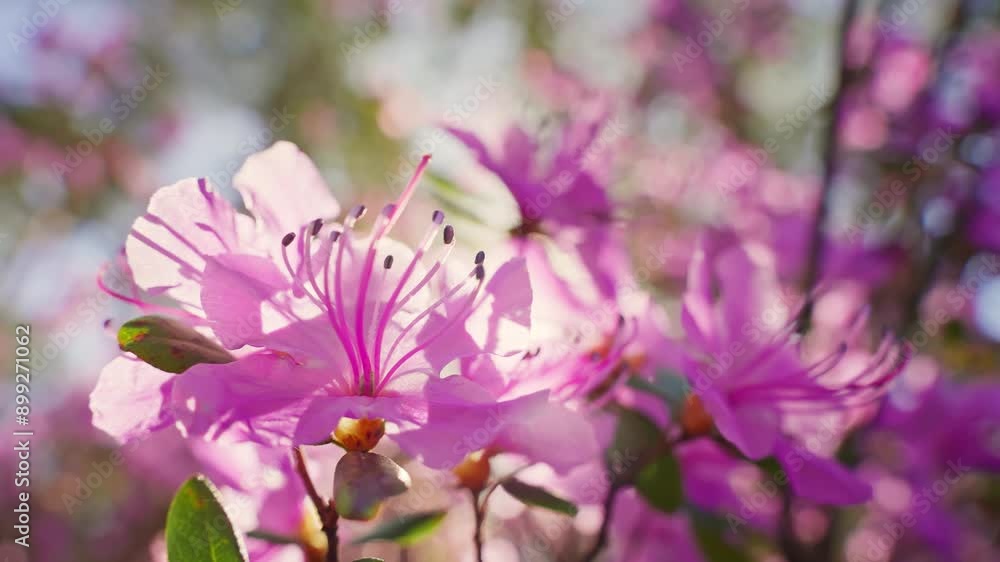 Close Up of Tree With Pink Flowers Close Up of Tree With Pink Flowers