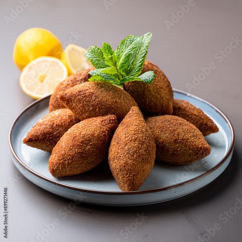 Turkish popular dish kibbeh or icli kofte