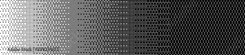 Noise and grain pattern with gradient and gradation. Stipple and spray background with halftone effect. White pixel texture. Flat vector illustration isolated