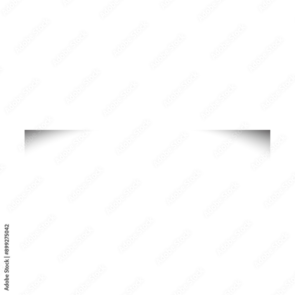 Realistic shadow box effect with light and shade. square shadow on paper transparent. Flat vector illustration on white background. Realistic shadow box effect with light and shade. square shadow on paper transparent. Flat vector illustration on white background.