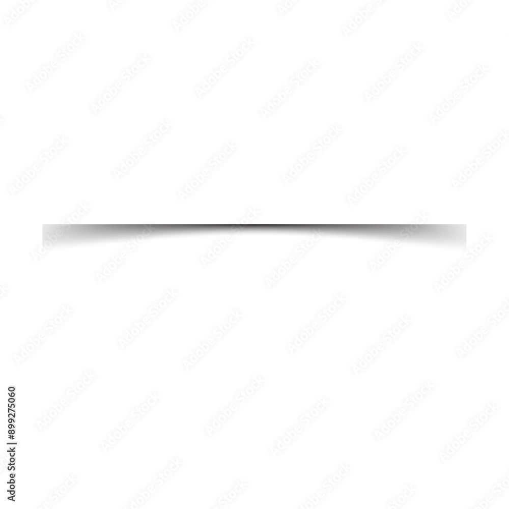 Realistic shadow box effect with light and shade. square shadow on paper transparent. Flat vector illustration on white background. Realistic shadow box effect with light and shade. square shadow on paper transparent. Flat vector illustration on white background.