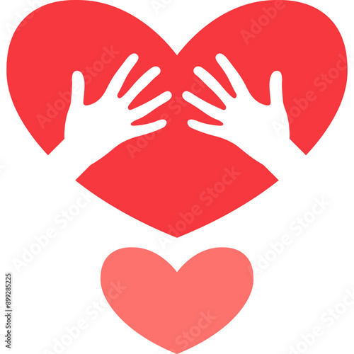 Wallpaper Mural Love Charity Hand Torontodigital.ca