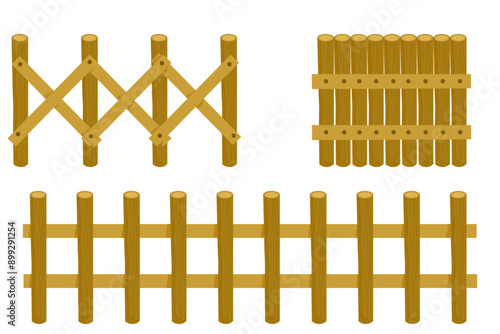 wooden fence collection