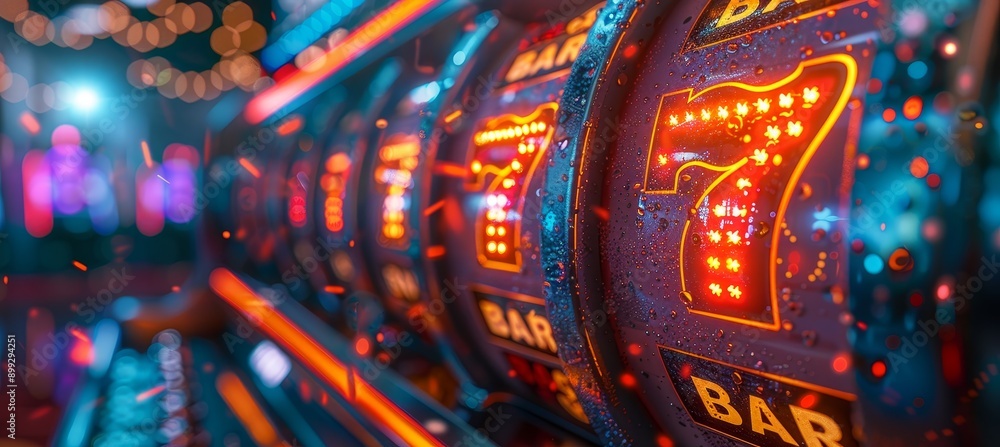 Gambling Machine Gambling Slots and Casino Concept Gambling Machine Gambling Slots and Casino Concept