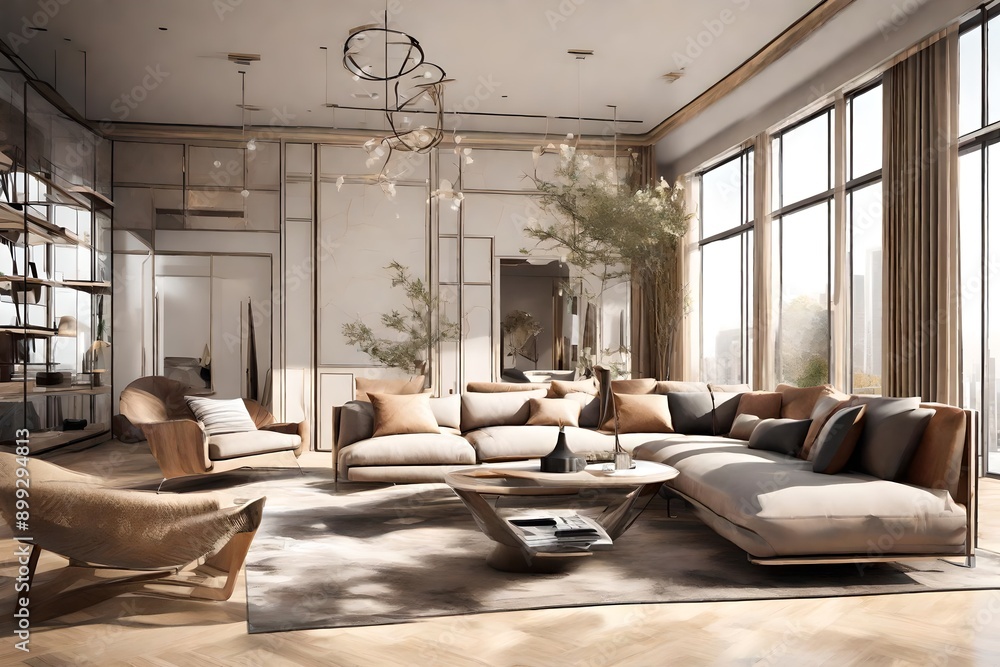 Fototapeta premium modern living room