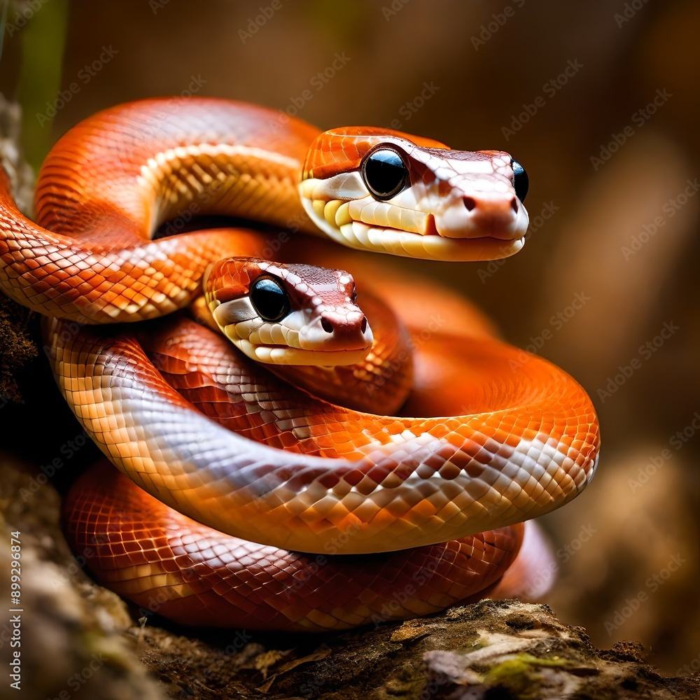 Fototapeta premium close up of a snake