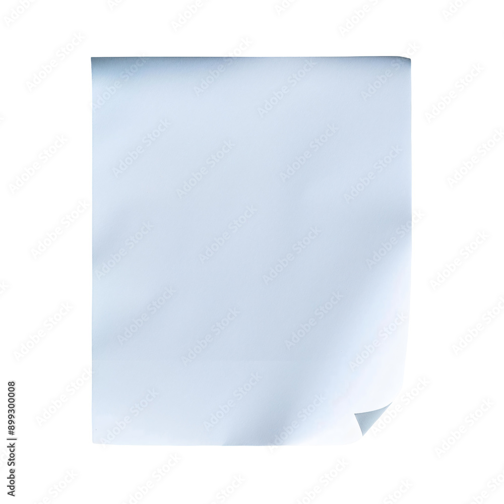 Sticky note rectangle with a simple white color and crisp edges, isolated on white and transparent background Sticky note rectangle with a simple white color and crisp edges, isolated on white and transparent background