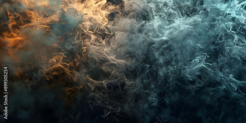 Smoke over a textured surface background