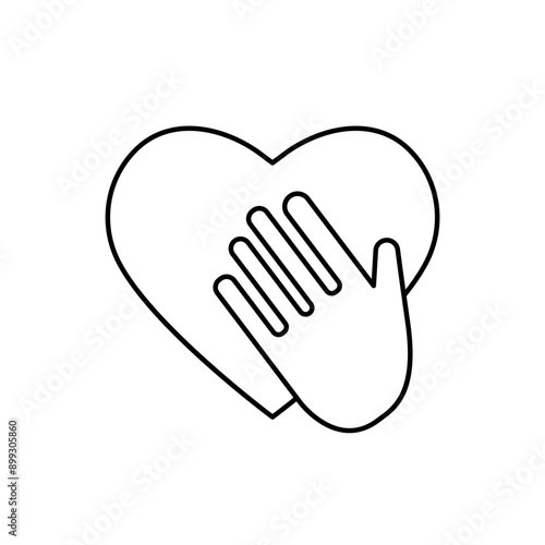 honesty concept line icon. Simple element illustration. honesty concept outline symbol design.