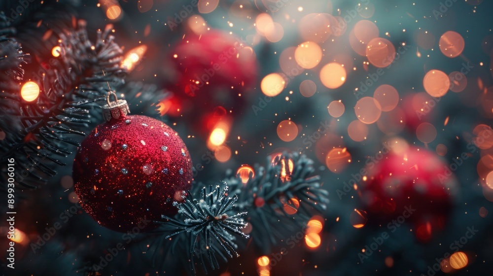 Magical Blurred Bokeh of Christmas Holiday Lights Magical Blurred Bokeh of Christmas Holiday Lights