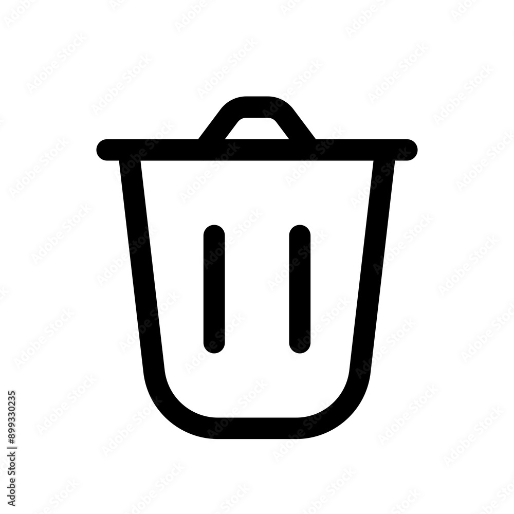 trash box line icon trash box line icon