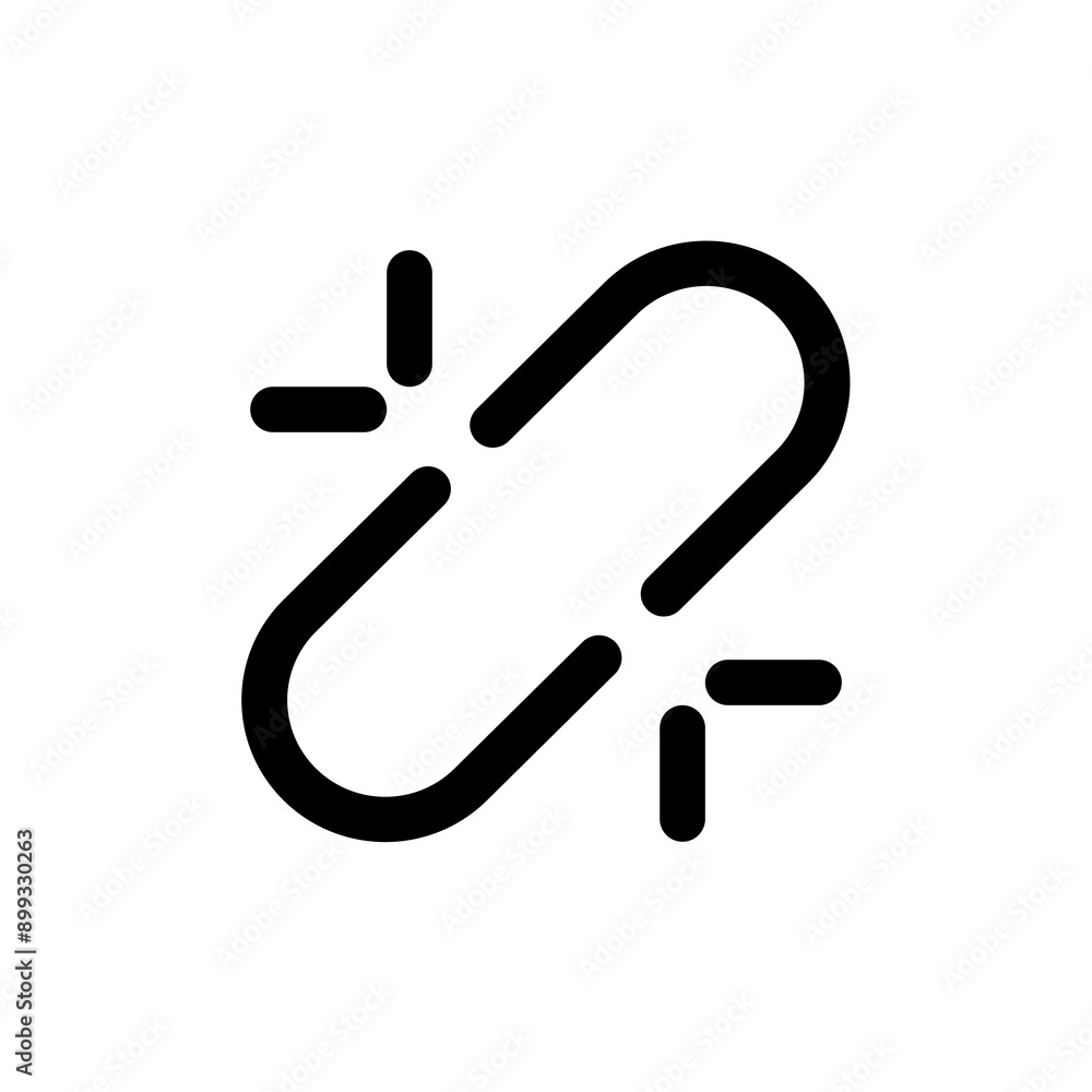 unlink line icon unlink line icon