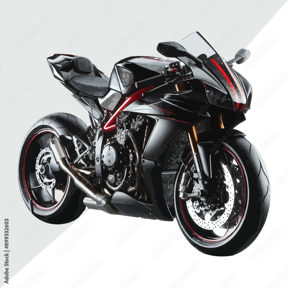 Hand drawing style of motorcycle race cornering isolated in white background Hand drawing style of motorcycle race cornering isolated in white background