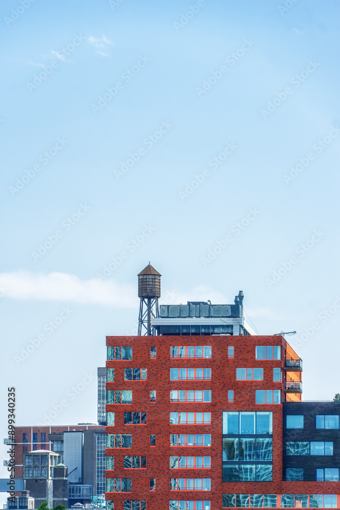 Modern residential building house facade with windows and balconies. Rotterdam (famous for modren architecture) Modern residential building house facade with windows and balconies. Rotterdam (famous for modren architecture)